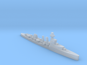 HMS Curlew cruiser 1939 1:1200 WW2 in Clear Ultra Fine Detail Plastic