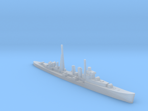 HMS Colombo AA cruiser (masts) 1:1200 WW2 in Clear Ultra Fine Detail Plastic