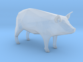 Plastic Pig 1:48-O in Clear Ultra Fine Detail Plastic