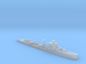 USS Davis destroyer late war 1:1250 WW2 in Clear Ultra Fine Detail Plastic