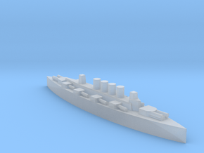 British Minotaur class armoured cruiser 1:2400 in Clear Ultra Fine Detail Plastic