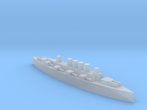 British Minotaur class armoured cruiser 1:4800 in Clear Ultra Fine Detail Plastic