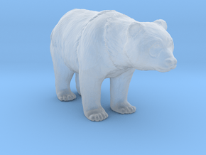 Plastic Panda Bear v1 1:64-S 25mm in Clear Ultra Fine Detail Plastic
