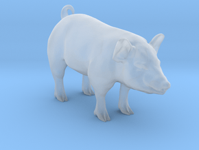 Plastic Pig v2 1:64-S 25mm in Clear Ultra Fine Detail Plastic