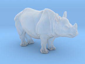 Plastic Rhino v2 1:64-S 25mm in Clear Ultra Fine Detail Plastic