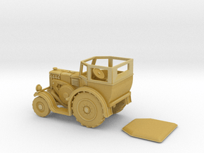 Lanz Bulldog HR7 / D8539 in 1:87 in Tan Fine Detail Plastic