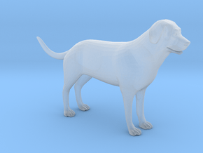 Plastic Mastiff Dog v1 1:64-S 25mm in Clear Ultra Fine Detail Plastic