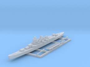 IJN Mogami cruiser 1:1250 WW2 Sprue Ed 1 in Clear Ultra Fine Detail Plastic