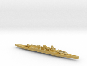 IJN Mogami cruiser 1:1200 WW2 Sprue Ed 1 in Tan Fine Detail Plastic