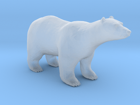 Plastic Polar Bear v1 1:160-N in Clear Ultra Fine Detail Plastic