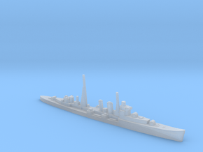 HMS Colombo AA cruiser (masts) 1:1250 WW2 in Clear Ultra Fine Detail Plastic