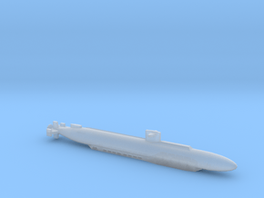 SSN-683 PARCHE (V3) 1:2400 FULL HULL in Clear Ultra Fine Detail Plastic