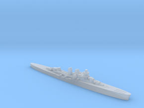 Giuseppe Garibaldi light cruiser 1:1250 WW2 in Clear Ultra Fine Detail Plastic