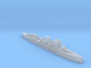 Spanish Canarias cruiser 1:1250 WW2 in Clear Ultra Fine Detail Plastic