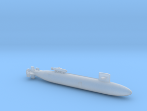 USS CAVALLA SSN-684 FH - 1800 in Clear Ultra Fine Detail Plastic