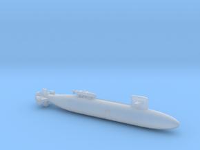 USS PINTADO SSN-672 FH - 1800 in Clear Ultra Fine Detail Plastic
