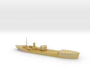 French coastal steam freighter 1:600 WW2 in Tan Fine Detail Plastic