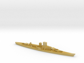 German Scharnhorst battleship 1:2500 WW2 in Tan Fine Detail Plastic