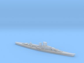 German Scharnhorst battleship 1:2500 WW2 in Clear Ultra Fine Detail Plastic