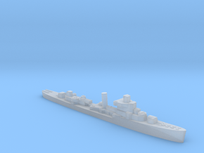USS Davis destroyer late war 1:2500 WW2 in Clear Ultra Fine Detail Plastic