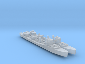 2pk sprue HMS Vega V-class destroyer 1:900 WW2 in Clear Ultra Fine Detail Plastic