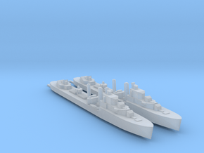 2pk sprue UK I-class destroyer 1:900 WW2 in Clear Ultra Fine Detail Plastic
