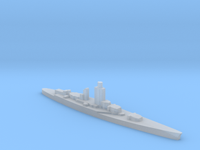 French Dunkerque battleship 1:3000 WW2 in Clear Ultra Fine Detail Plastic