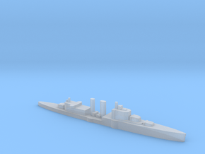 HMS Exeter heavy cruiser 1:6000 WW2 in Clear Ultra Fine Detail Plastic
