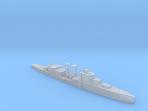 HMS Exeter heavy cruiser 1:3000 WW2 in Clear Ultra Fine Detail Plastic