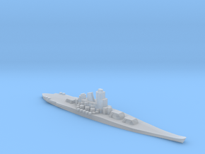 IJN Yamato battleship 1:6000 WW2 in Clear Ultra Fine Detail Plastic
