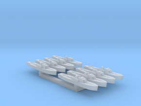 8pk Fairmile B motor torpedo boat 1:2500 WW2 in Clear Ultra Fine Detail Plastic