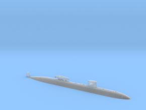 USS DALLAS WL - 1250 w DSRV in Clear Ultra Fine Detail Plastic
