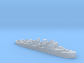 HMCS Prince Robert AA cruiser 1:2500 WW2 in Clear Ultra Fine Detail Plastic