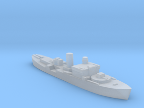 HMCS Dodge ‘Dicky’ corvette 1:1800 WW2 in Clear Ultra Fine Detail Plastic