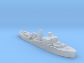 HMCS Dodge ‘Dicky’ corvette 1:3000 WW2 in Clear Ultra Fine Detail Plastic