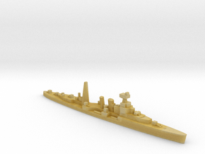 HMS Coventry cruiser (masts) 1:2500 WW2 in Tan Fine Detail Plastic