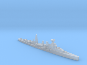 HMS Coventry cruiser (masts) 1:2500 WW2 in Clear Ultra Fine Detail Plastic