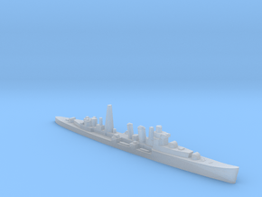 HMS Colombo AA cruiser (masts) 1:2500 WW2 in Clear Ultra Fine Detail Plastic