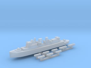 HMCS Prince David & landing craft 1:2500 in Clear Ultra Fine Detail Plastic