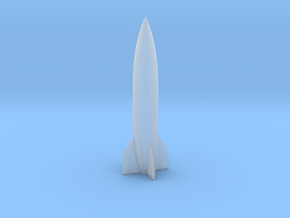 German V-2 Rocket 1:300 WW2 in Clear Ultra Fine Detail Plastic