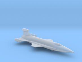 Rocket Space Fighter 1:300 in Clear Ultra Fine Detail Plastic