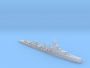 HMS Curlew cruiser 1939 1:1400 WW2 in Clear Ultra Fine Detail Plastic