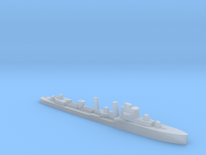 HMS Exmouth destroyer 1:1400 WW2 in Clear Ultra Fine Detail Plastic