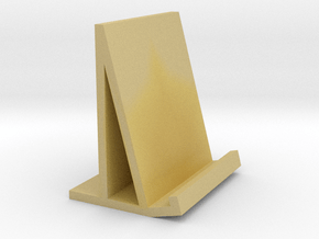 Tablet and book desk stand in Tan Fine Detail Plastic