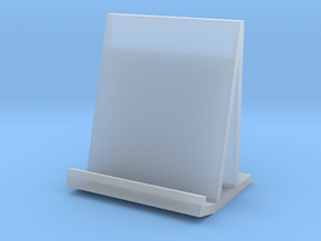 Tablet and book desk stand in Clear Ultra Fine Detail Plastic