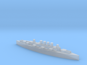 British Minotaur class armoured cruiser 1:5000 WW1 in Clear Ultra Fine Detail Plastic