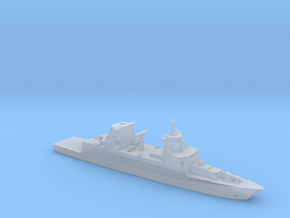 German Baden-Württemberg class frigate 1:1400 in Clear Ultra Fine Detail Plastic