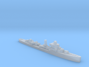 USS Davis destroyer late war 1:1400 WW2 in Clear Ultra Fine Detail Plastic