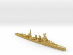 HMS Coventry (masts) cruiser 1:1400 WW2 in Tan Fine Detail Plastic