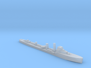 HMS Wessex (D43) W class destroyer 1:1400 WW2 in Clear Ultra Fine Detail Plastic